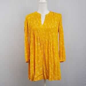 Old Navy Yellow Dandelion Tunic Blouse